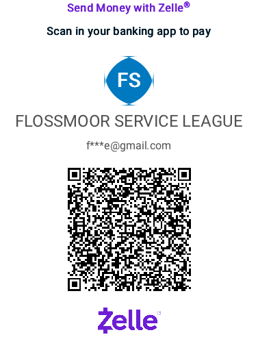 Zelle QR code for Flossmoor Service League