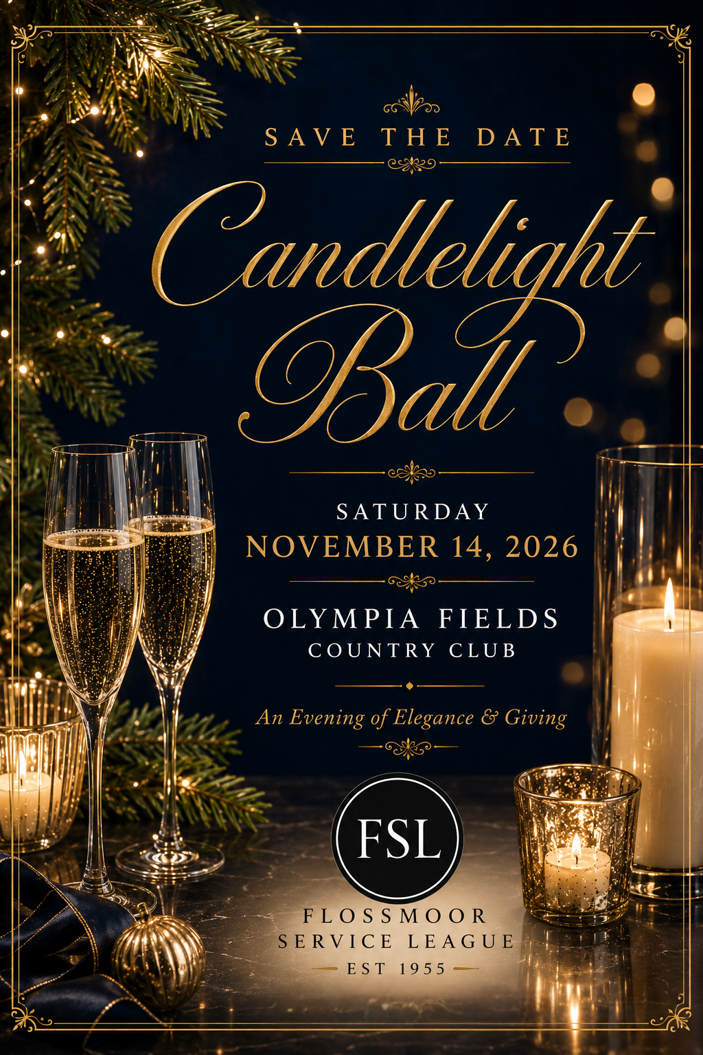 Candlelight Ball Save the Date