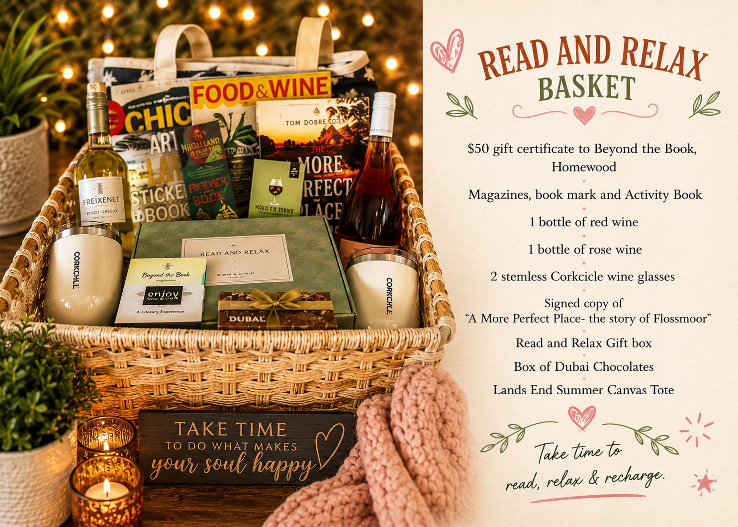 Read and Relax basket